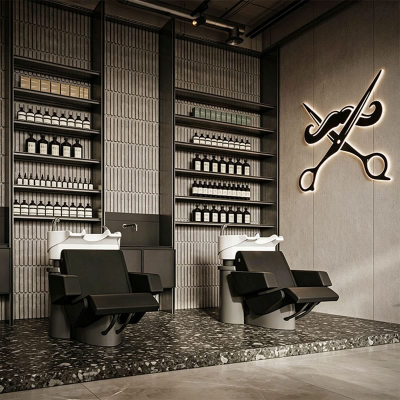 Bespoke Salon Shopfitting Solutions & Premium Retail Display Cabinets - Miland Showcase Bespoke Salon Shopfitting Solutions & Premium Retail Display Cabinets - Miland Showcase