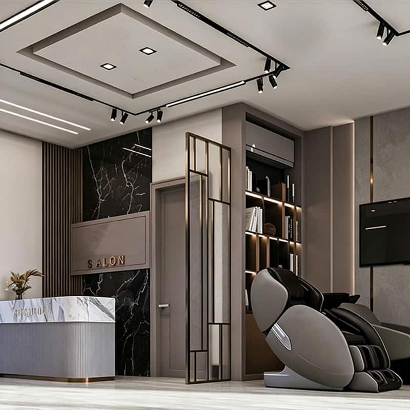Bespoke Salon Shopfitting Solutions & Premium Retail Display Cabinets - Miland Showcase Bespoke Salon Shopfitting Solutions & Premium Retail Display Cabinets - Miland Showcase