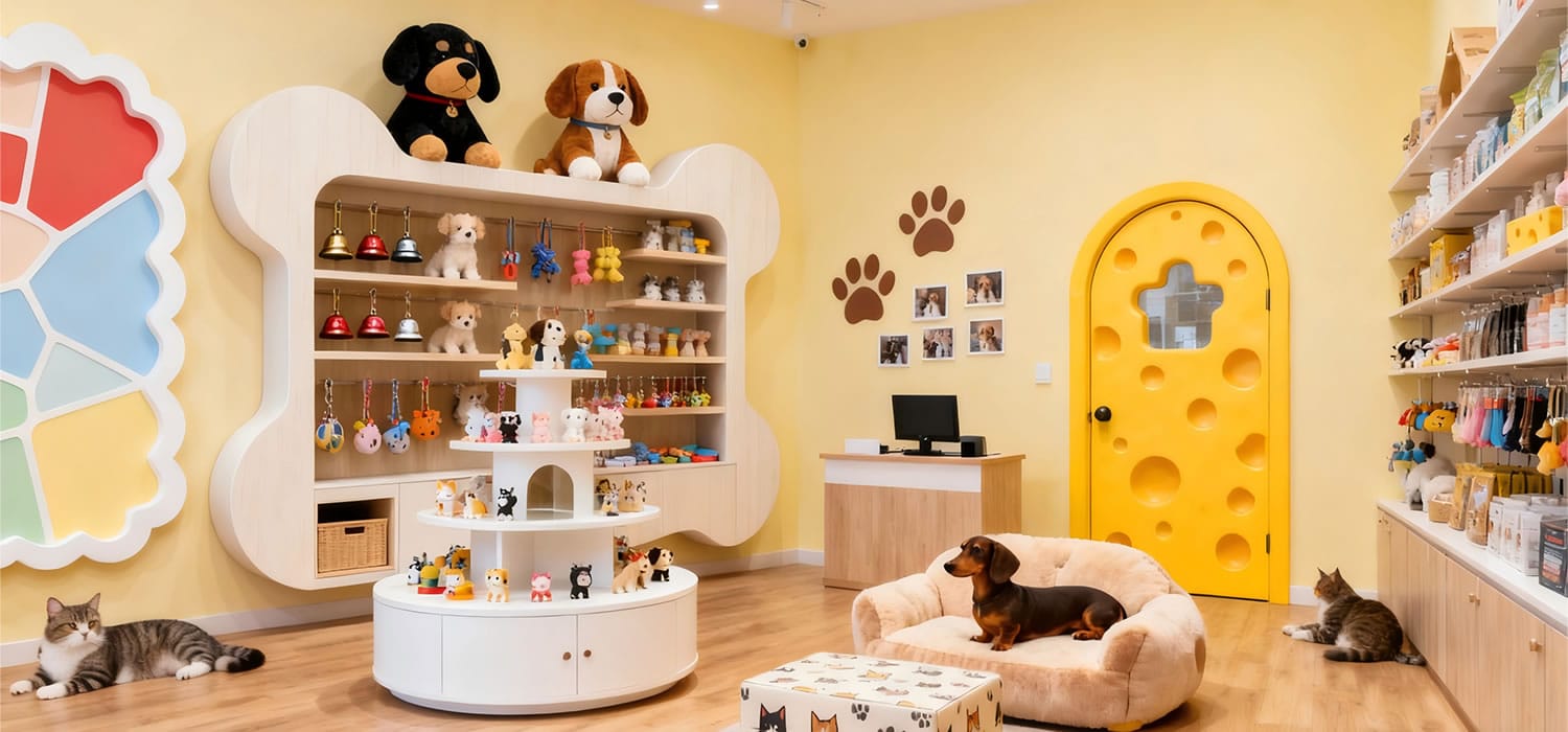Custom Pet Store Display Cabinets & Showcases - Miland Showcase Custom Pet Store Display Cabinets & Showcases - Miland Showcase