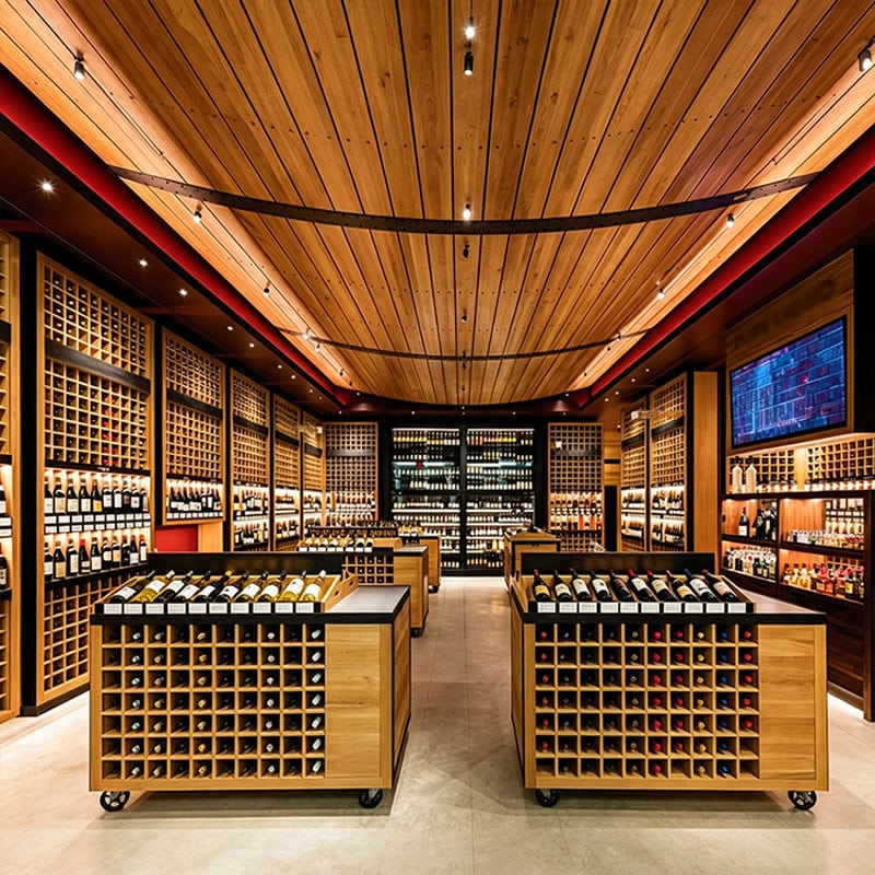 Commercial Wine Shop Display Furniture & Fixtures - Miland Showcase Commercial Wine Shop Display Furniture & Fixtures - Miland Showcase