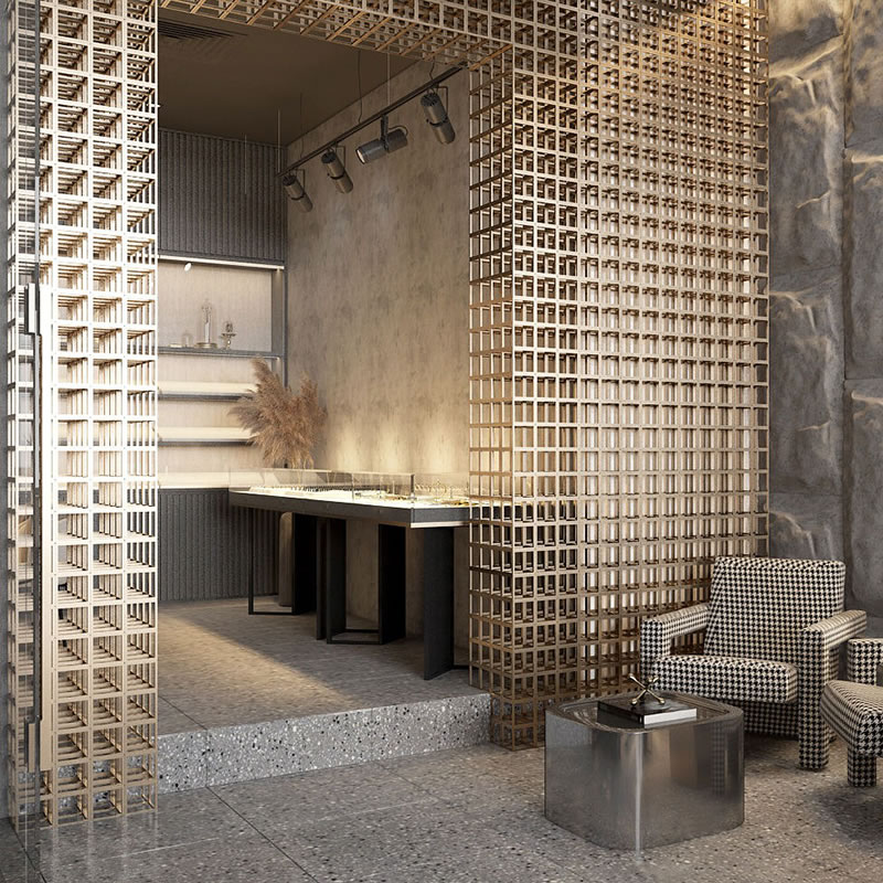 Premium Wall-Mounted Jewelry High Showcase for Boutiques - Miland Showcase Premium Wall-Mounted Jewelry High Showcase for Boutiques - Miland Showcase