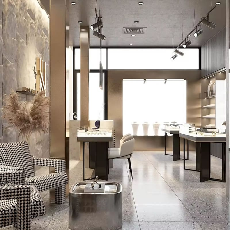 Premium Wall-Mounted Jewelry High Showcase for Boutiques - Miland Showcase Premium Wall-Mounted Jewelry High Showcase for Boutiques - Miland Showcase