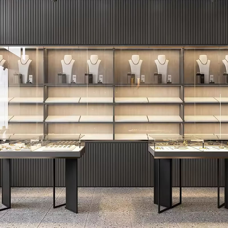 Premium Wall-Mounted Jewelry High Showcase for Boutiques - Miland Showcase Premium Wall-Mounted Jewelry High Showcase for Boutiques - Miland Showcase