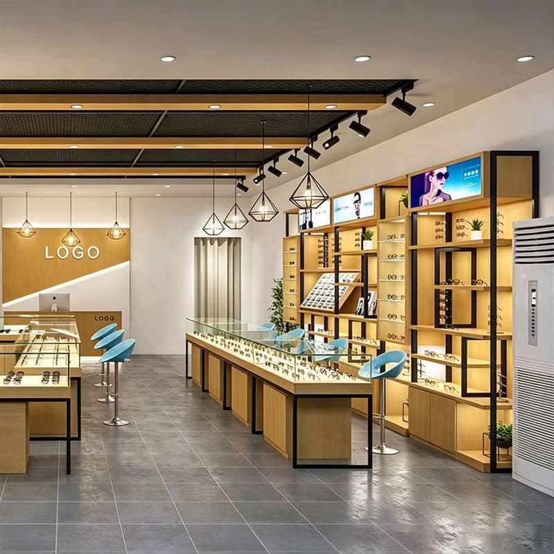 Modern Eyewear Showcases Retail Store Fixtures for Optical Shop Interior Design - Miland Showcase Modern Eyewear Showcases Retail Store Fixtures for Optical Shop Interior Design - Miland Showcase