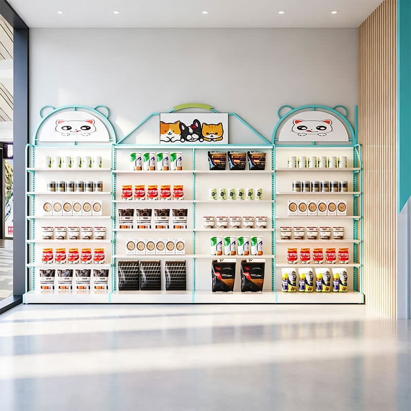 Custom Pet Shop Display Shelves & Modular Store Fixtures - Miland Showcase Custom Pet Shop Display Shelves & Modular Store Fixtures - Miland Showcase
